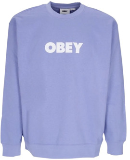 Obey Sweatshirt Obey , Purple , Heren - Xl,L