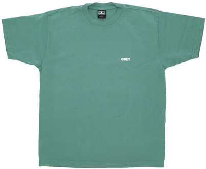Obey T-Shirts Obey , Green , Heren - L