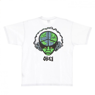Obey T-Shirts Obey , White , Heren - Xl,S