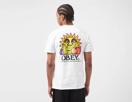 Obey The Fruits Of Our Labor T-Shirt, White - S