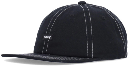 Obey Zwarte Snapback Cap - Streetwear Collectie Obey , Black , Heren - ONE Size