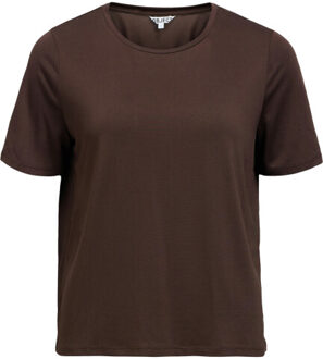Object Objannie s/s t-shirt noos Bruin - XL