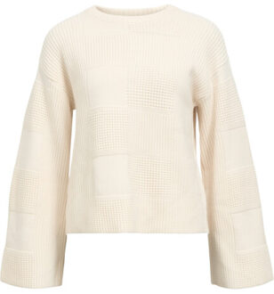 Object Objenya l/s lo knit pullover 141 Grijs - M