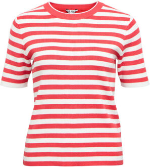 Object Objester s/s new knit pullover noos - maat L Veelkleurig