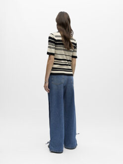 Object Objester s/s new knit pullover noos Zwart - M