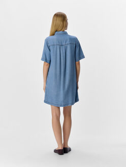 Object Objframe 2/4 re denim dress noos Blauw - L