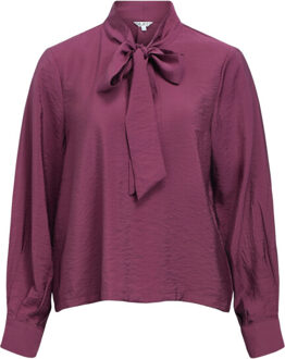 Object Objjacira l/s re bow shirt noos Paars - 36