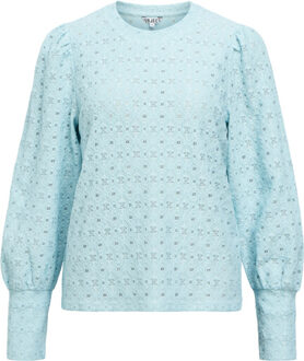 Object Objlaila l/s re top noos - maat M Blauw