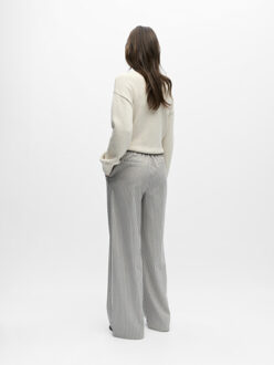 Object Objlisa wide pant aop noos - maat 36 Grijs