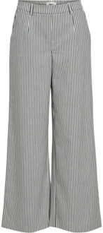 Object Objlisa wide pant aop noos - maat 42 Grijs