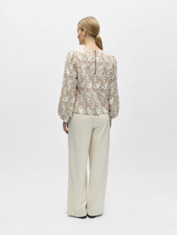 Object Objmya re l/s top noos Beige - 40