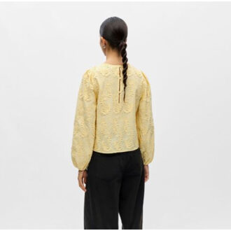 Object Objmya re l/s top noos - maat 34 Geel