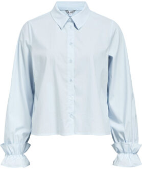 Object Objrue re l/s shirt rep Blauw - 36