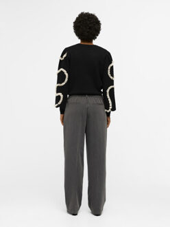 Object objsigrid hw casual pant noos 23041828 medium grey melange Grijs - 40