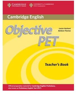 Objective PET Teacher's Book