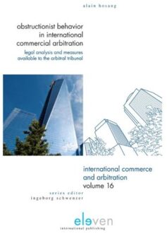 Obstructionist behavior in international commercial arbitration - Boek Alain Hosang (9462361002)