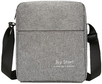 Ocardian Handtassen Mannen Schoudertas Nylon Mode Crossbody Tas Verpakking Multifunctionele Messenger Schouder Handtas M11 grijs