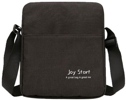 Ocardian Handtassen Mannen Schoudertas Nylon Mode Crossbody Tas Verpakking Multifunctionele Messenger Schouder Handtas M11 zwart