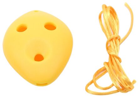 Ocarina Accessoires 6 Hole Ocarina Sopraan C Sleutel Abs Plastic Handgemaakte Muziekinstrumenten geel