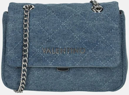 Ocarina crossbody tas denim Blauw