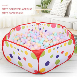 OCDAY Foldable Baby Play House Tent Polka Dot Basketball Tent Kids Ocean Ball Pool Outdoor&Indoor Sports Or 100/50 pcs Toy Balls