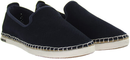 Ocean Park Slip-On Blauw Suède Leren Dames Espadrilles - EU 36 / UK 3