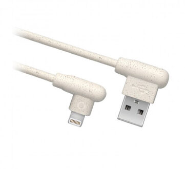 Oceano Eco-vriendelijke Lightning MFi kabel (1 m), wit