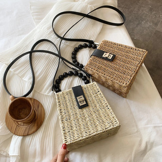OCEHNUU Vacation Summer Straw Crossbody Bags For Women 2020 Weave Beach Bag Female Handbag Purses Clutch Shoulder Bag Sac Plage