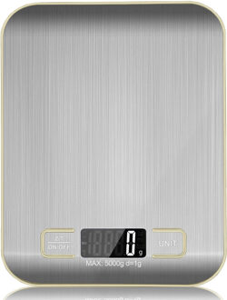 Ociodual Digitale Keukenweegschaal Elektronische Gewicht Precisie Lcd Weegt 5gr Een 5Kg Elektronische Grijs 5000G 5Kg Elektronische screen
