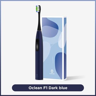 Oclean F1 Sonic Elektrische Tandenborstel Usb Snel Opladen 30 Dagen Batterij Leven Volwassen Ultra Sonic Tandenborstel Met 3 Schoonmaken modi donker blauw