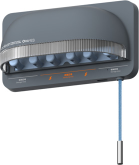 Oclean S1 Smart Uvc Licht Tandenborstel Sanitizer Handmatige Automatische Sterilisator Ultraviolet Antibacteriële Houder Voor Alle Tandenborstel donker grijs