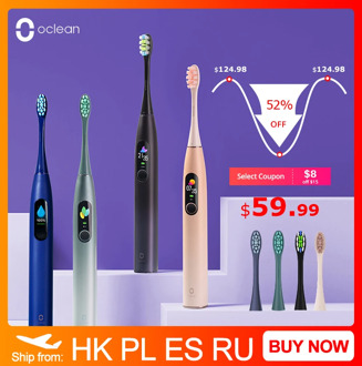Oclean X Pro Sonic Electric Toothbrush Adult Waterproof Ultrasonic automatic Fast Charging Tooth Brush With Touch Screen