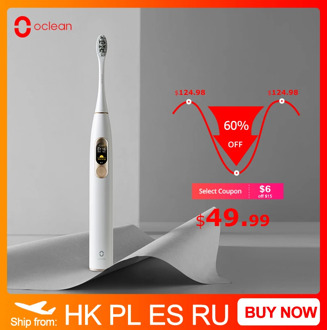 Oclean X Sonic Electric Toothbrush IPX7 Waterproof Four Brushing Modes Ultrasonic Fast Charging Tooth Brush With Touch Screen