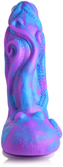 Octophallus - Siliconen Dildo - Paars/Blauw - Octophallus - Siliconen Dildo - Paars/Blauw