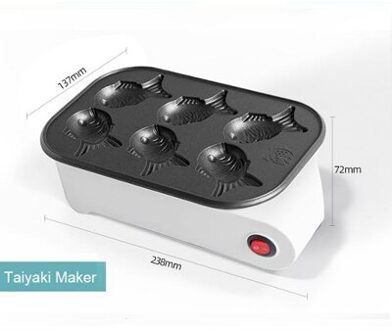 Octopus Bal Maker Takoyaki Bakpan Elektrische Taiyaki Machine Worst Hotdog Eieren Omelet Grill Japanse Vis-Vorm Cake Oven Taiyaki Maker