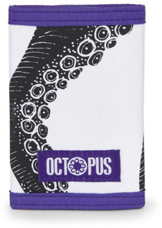 Octopus Originele Portemonnee - Wit Katoen Octopus , White , Heren - ONE Size