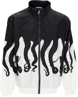 Octopus Originele Track Top Wit/Zwart Streetwear Octopus , Black , Heren - Xl,L,M