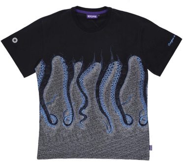Octopus Streetwear Tee Collectie Octopus , Black , Heren - XL