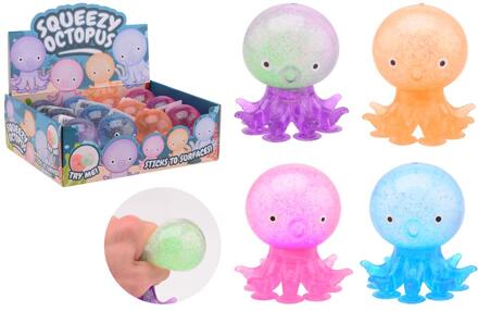 Octopus Stressbal met Zuignappen