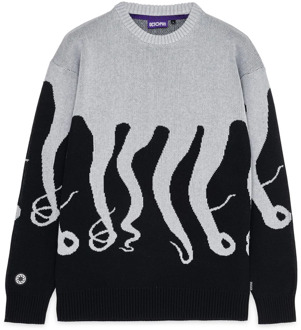 Octopus Sweatshirt Octopus , Gray , Heren - Xl,L