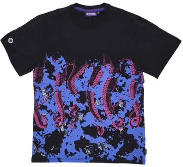 Octopus T-shirts Octopus , Blue , Heren - Xl,L,M,S