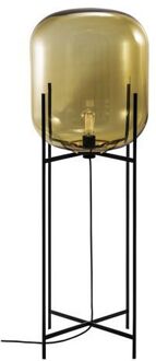 Oda Large Vloerlamp - Amber - Zwart Oranje