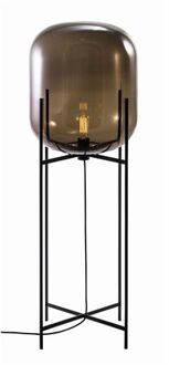 Oda Large Vloerlamp - Grijs - Zwart