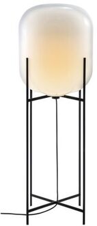 Oda Large Vloerlamp - Wit - Zwart