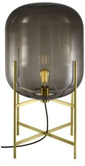 Oda Medium Vloerlamp - Grijs - Messing