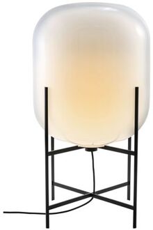 Oda Medium Vloerlamp - Wit - Zwart