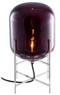 Oda Small Vloerlamp - Aubergine - Chroom Paars