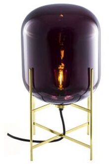 Oda Small Vloerlamp - Aubergine - Messing Paars