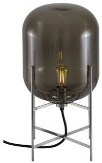 Oda Small Vloerlamp - Grijs - Chroom