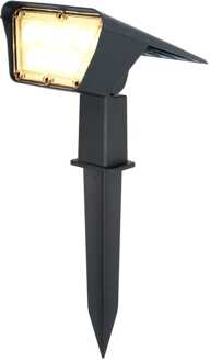 Odessa Solar prikspot Zwart IP65 3000K